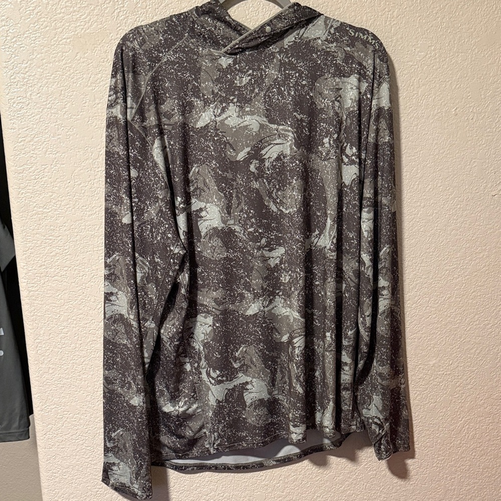 Men’s SIMMS Solarflex Longsleeve Hooded Shirt